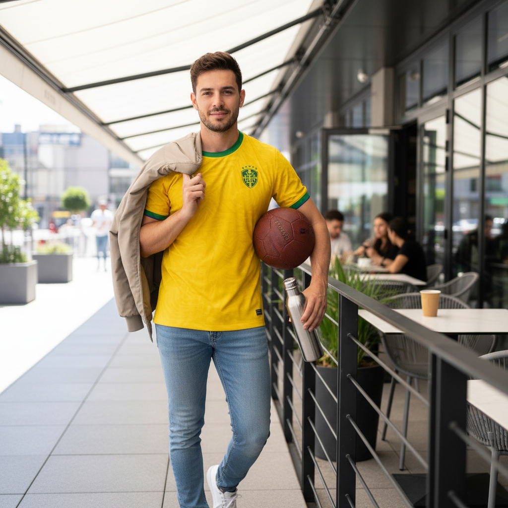 Brazil 2025 Football Tee