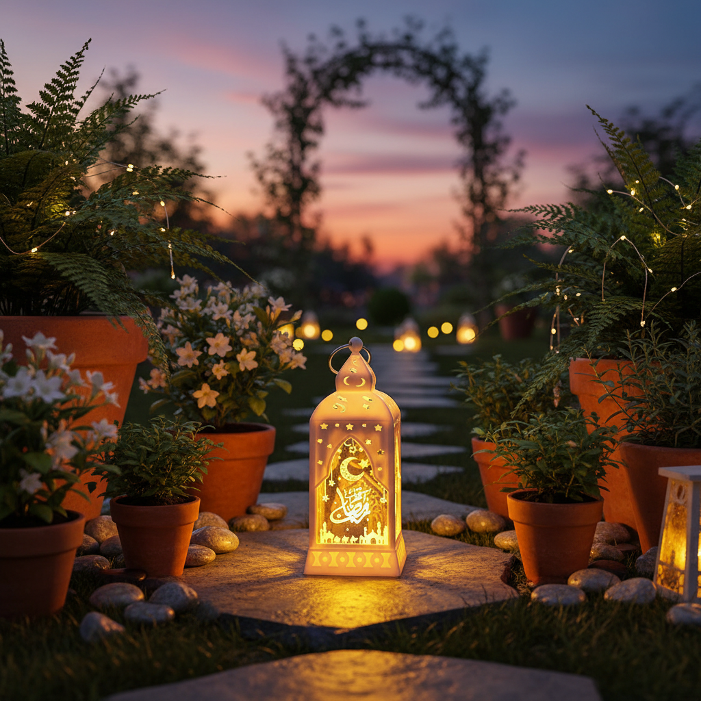 Lanterne LED Ramadan Eid Mubarak