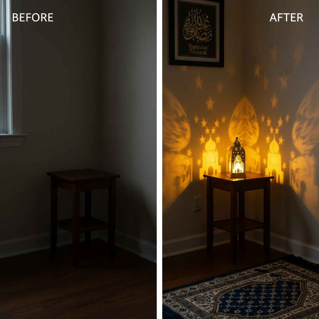 Lanterne LED Ramadan Eid Mubarak